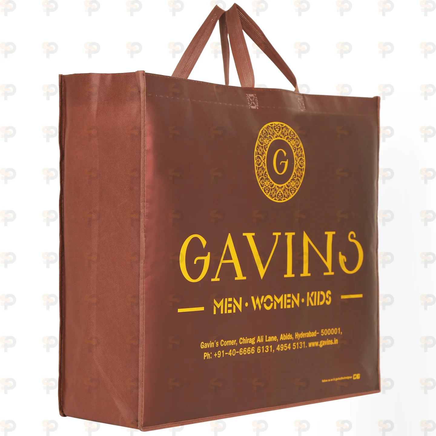 GAVINS Brown Shopping Bag – Eco-Friendly Non-Woven Bag