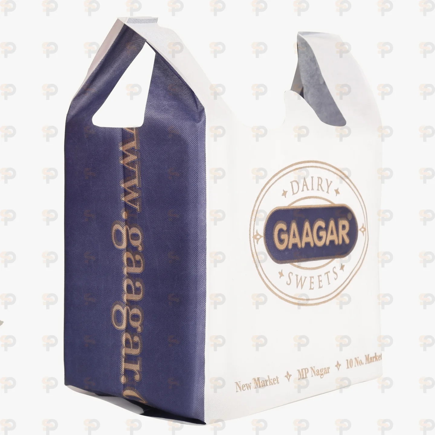 Premium Non-Woven Sweet Shop Carry Bag – GAAGAR Dairy Sweets