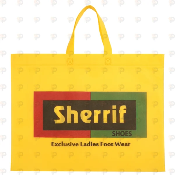 Sherrif Shoes Non-Woven Carry Bag – Bright Yellow