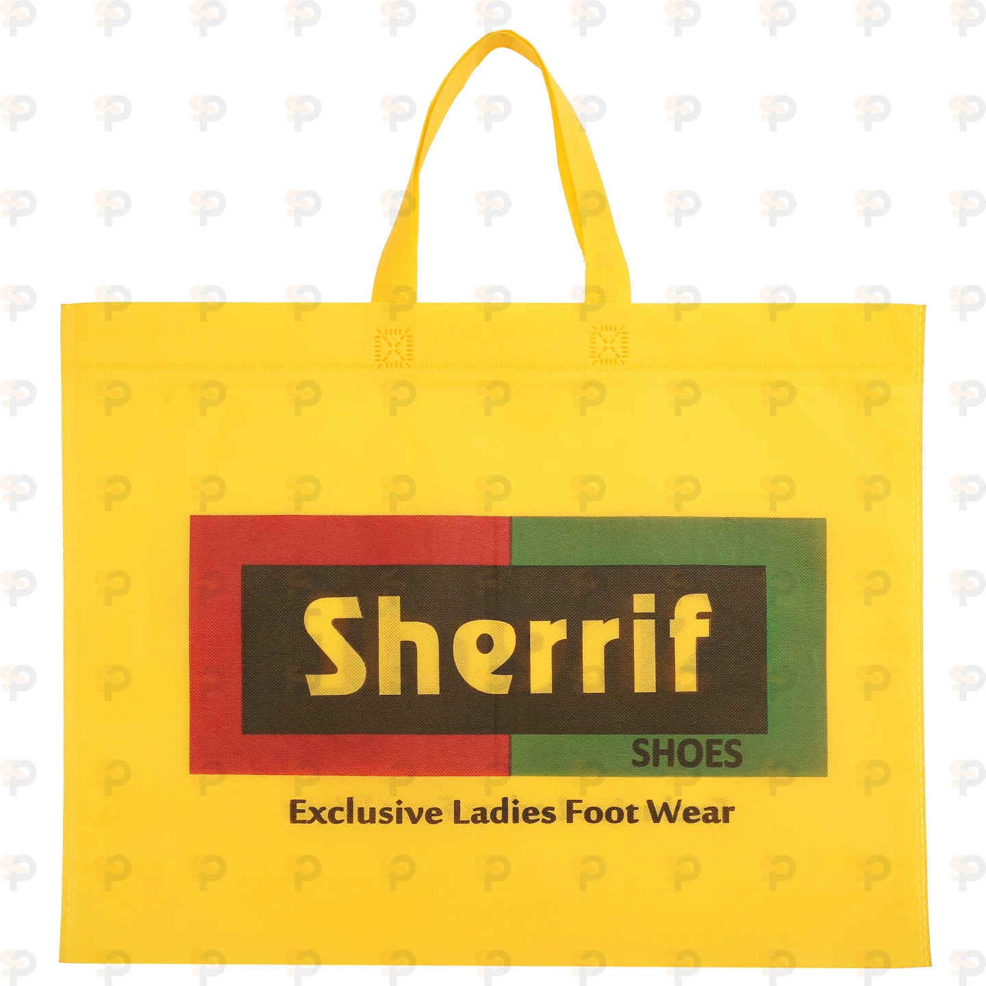 Sherrif Shoes Non-Woven Carry Bag – Bright Yellow