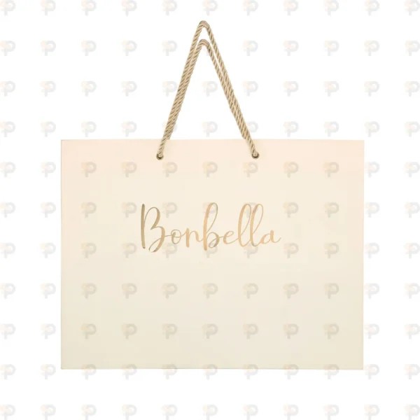 Luxury Paper Carry Bag with Rope Handle – Bonbella Sweet Shop Packaging