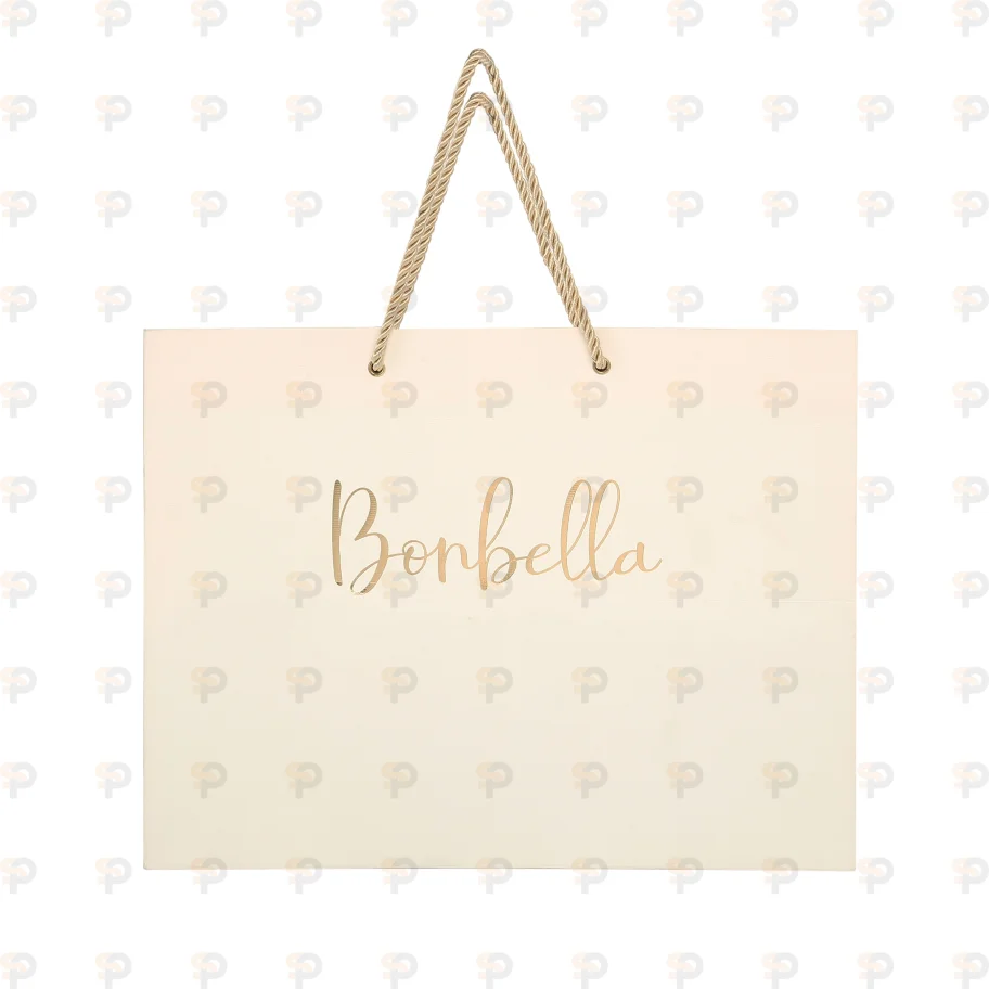 Luxury Paper Carry Bag with Rope Handle – Bonbella Sweet Shop Packaging